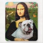 English Bulldog 9 - Mona Lisa mousepads