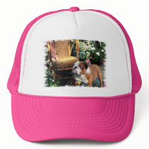 English Bulldog Art Gifts Mesh Hats