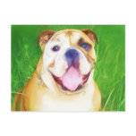 English Bulldog Art postcard