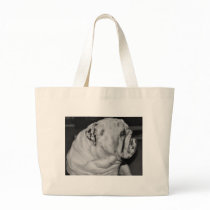 English Bulldog Canvas Bags