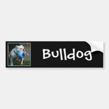English Bulldog bumper sticker