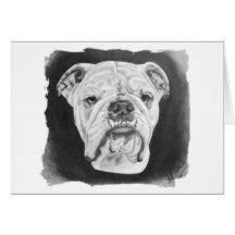English Bulldog Cards