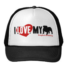 English Bulldog Hats