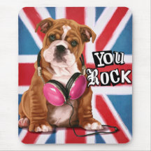 English Bulldog Mousepads