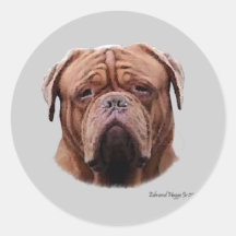 English Bulldogs II Round Stickers