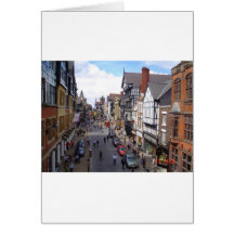 English City of Chester Greeting Cards