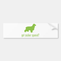English Cocker Spaniel Bumper Stickers