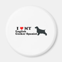 English Cocker Spaniel Fridge Magnet