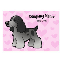 English Cocker Spaniel Love Business Cards