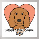 English Cocker Spaniel Lover posters