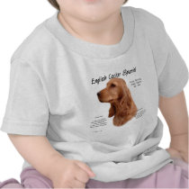 English Cocker Spaniel (red) History Design