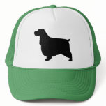 English Cocker Spaniel Silhouette hats