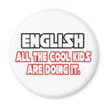 English...Cool Kids Refrigerator Magnets