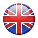 English Flag 2.0 magnets