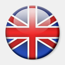 English Flag 2.0 Refrigerator Magnets