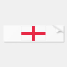 English Flag Bumper Stickers