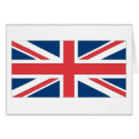 English Flag cards