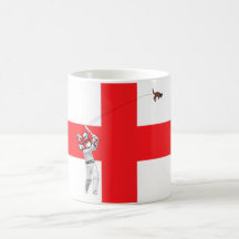English flag-English cricket Barmy Army Coffee Mugs