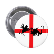 English flag George and the Dragon Pin