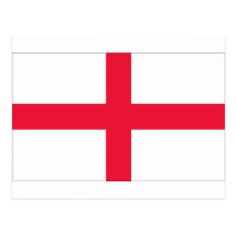 English Flag Post Card