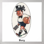 English Football Team - Bury Poster posters