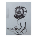 English graffiti postcard