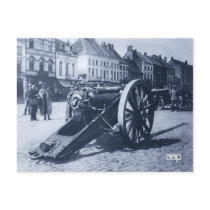 English Gun taken at Ypres Post Card