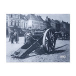 English Gun taken at Ypres postcards