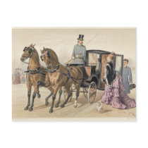 English Horses Postcard