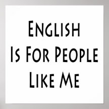 English Is For People Like Me Poster