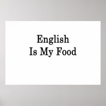 English Is My Food Print