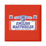 English Mastweiler Refrigerator Magnets