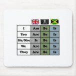 english  - pirate - jamaica grammar chart mousepads