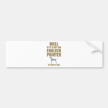 English Pointer Bumper Sticker