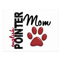 English Pointer Mum 2 Post Card
