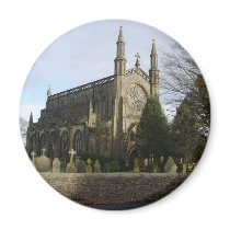 English priory fridge magnet