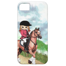 English Riding Girl iPhone 5 Case