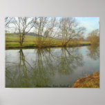 English river reflections print