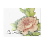 English Rose In Touch Post Card-Customise postcards