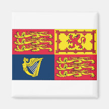English Royal Standard Refrigerator Magnet