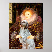 English Setter 1 - Queen Poster