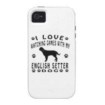 English Setter designs iPhone 4/4S Covers