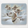 English Setter Hunts Mousepad