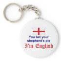 English Shepherd's Pie 2 keychains