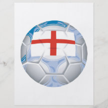 English Soccer Ball Flyer