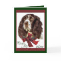 English Springer Spaniel Christmas Gifts cards