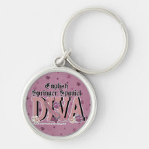 English Springer Spaniel DIVA Keychain