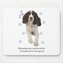 English Springer Spaniel Dog Mouse Pads
