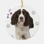 English Springer Spaniel Dog Christmas Tree Ornaments