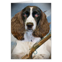 English Springer Spaniel Hunts Card
